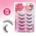 5pairs False Eyelashes beauty NATURAL BLACK LONG FALSE EYELASHES Mink Fluffy Mink Lashes（副本）（副本）（副本）